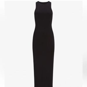 EXPRESS Body Contour High Neck Back Cutout Maxi Dress